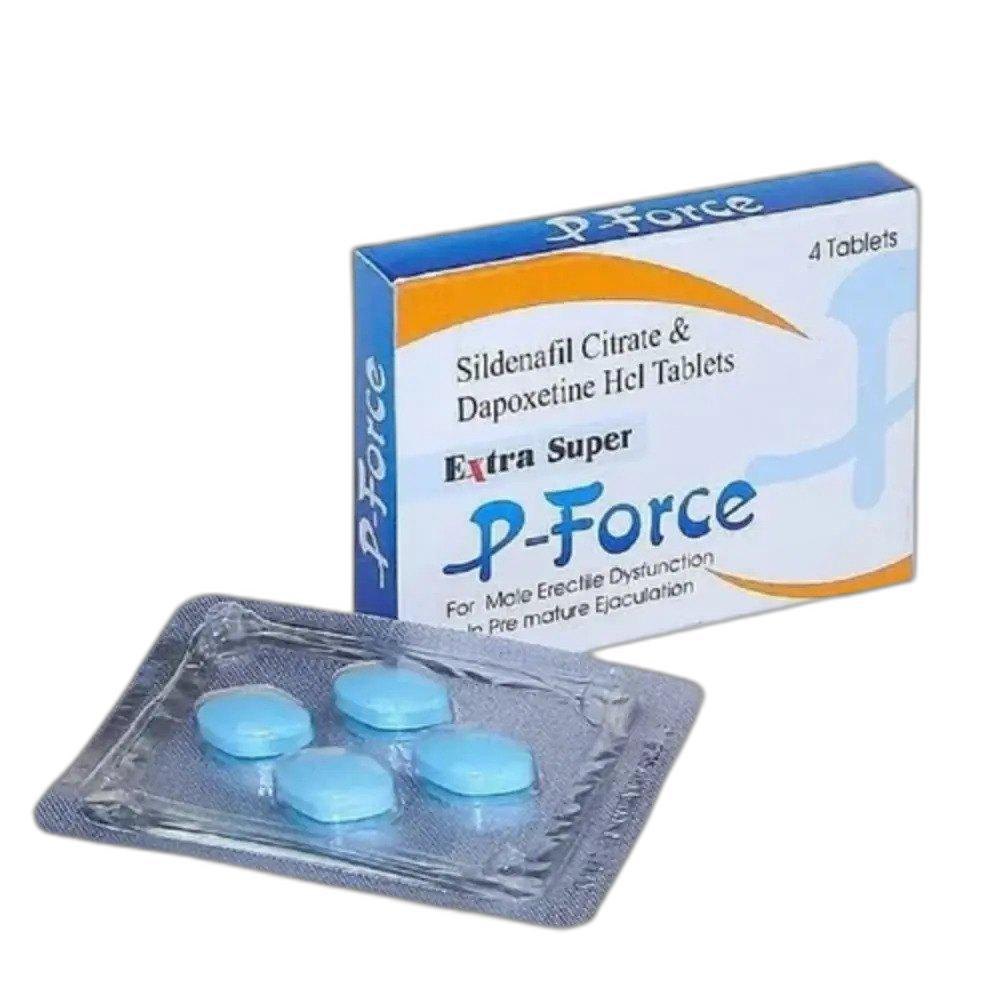 P-Force Super 100mg+60mg — Sildenafil e Dapoxetina Rapida