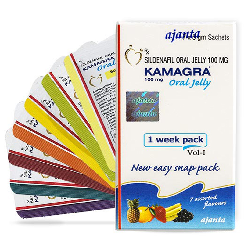 Kamagra Oral Jelly 100mg 7 Gusti — Gel Rapido Italia