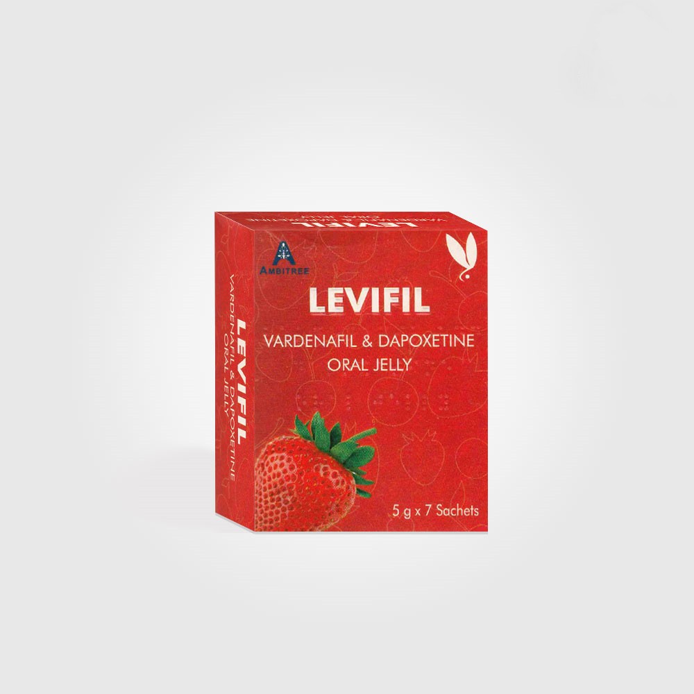 Levifil Gelatina Fragola 20mg+60mg — Vardenafil Effetto Rapido