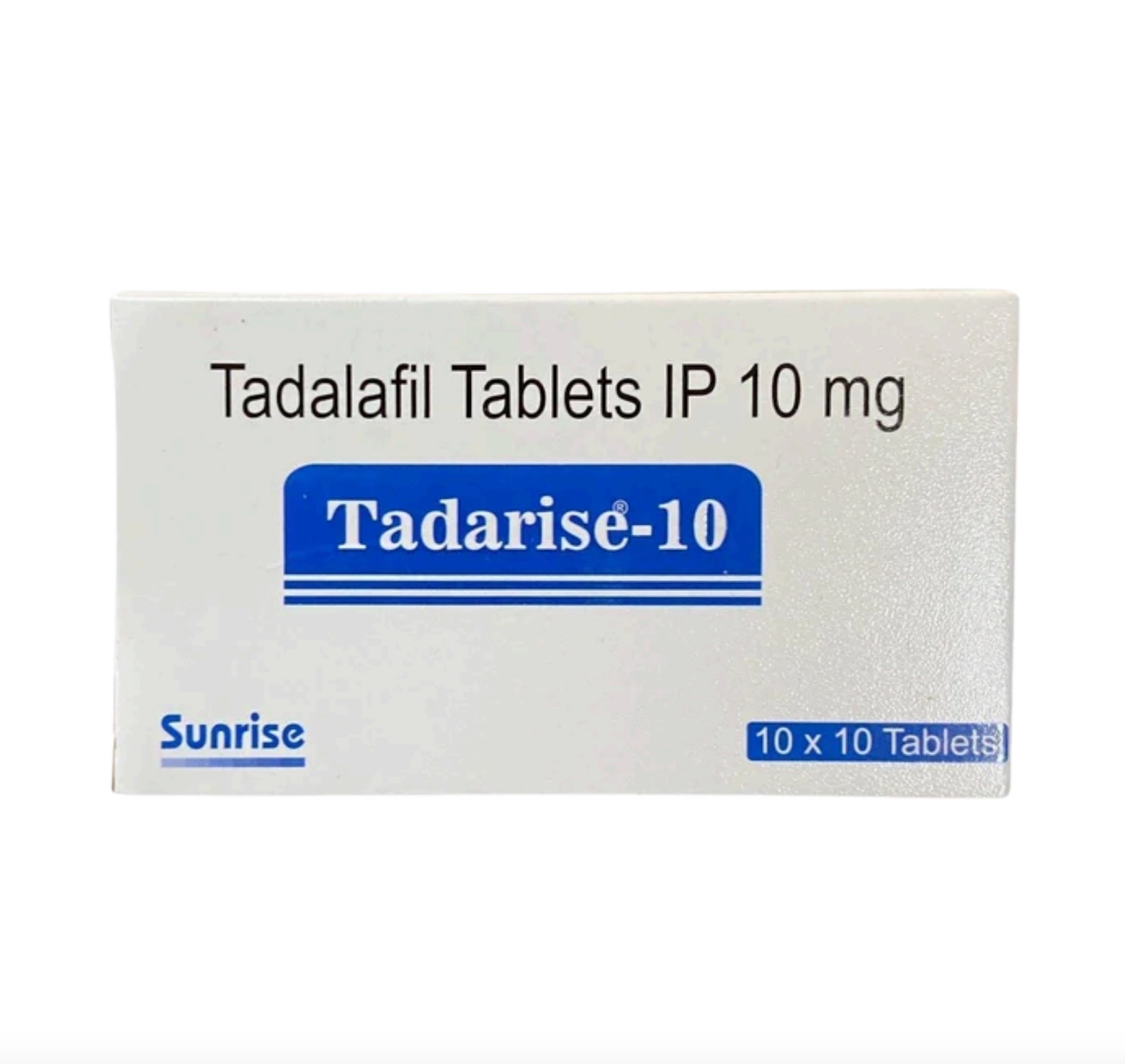 Tadarise 10 Tadalafil 10mg — Effetto Rapido Italia