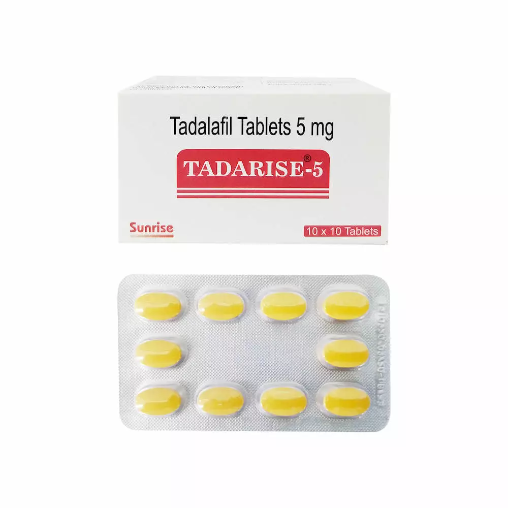 Tadarise 5 Tadalafil 5mg 10 Compresse — Uso Quotidiano Italia